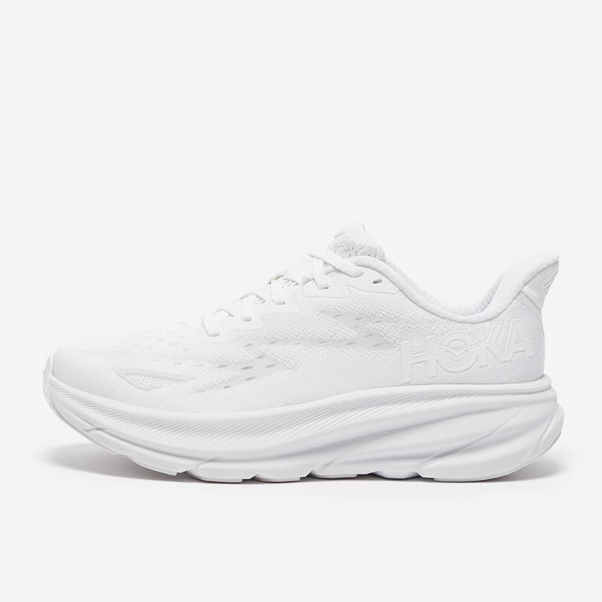 Hoka Womens Clifton 9White/White