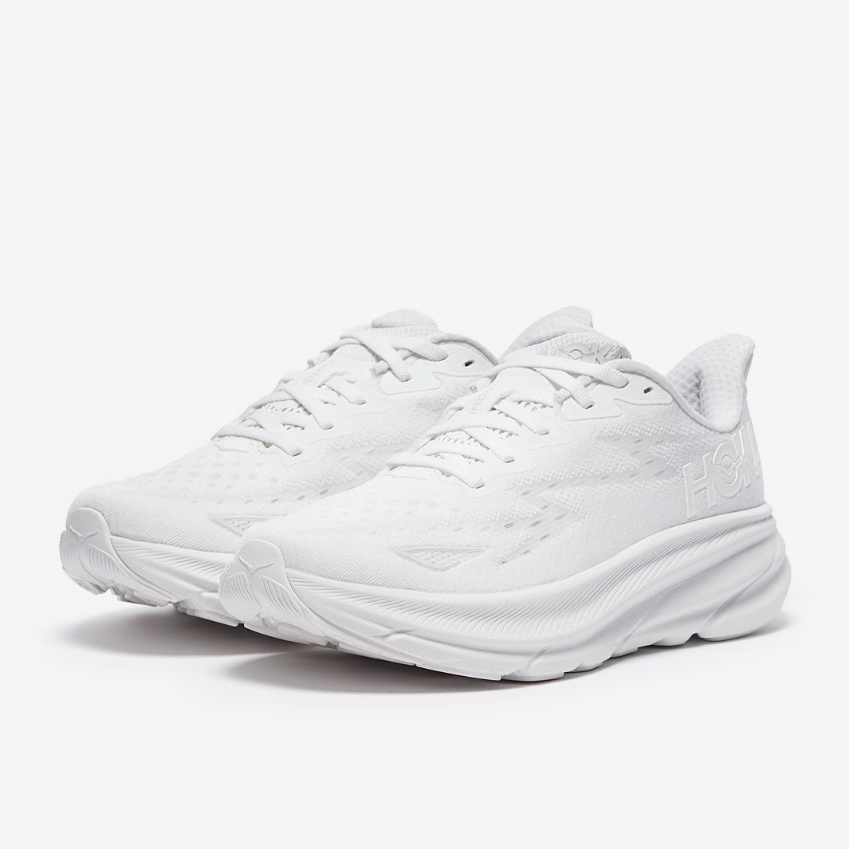 Hoka Womens Clifton 9White/White