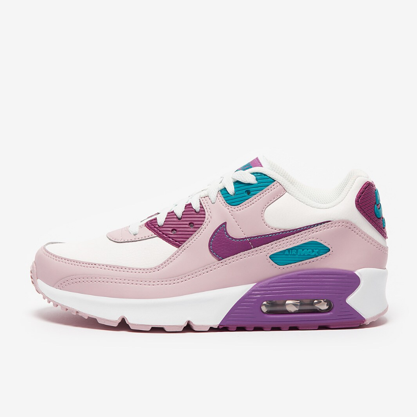 Nike Sportswear Older Kids Air Max 90 LTR (GS)Summit White/Viotech/Platinum Violet