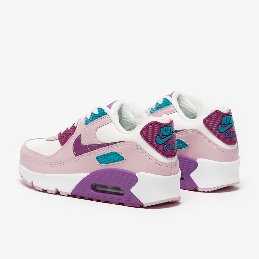 Nike Sportswear Older Kids Air Max 90 LTR (GS)Summit White/Viotech/Platinum Violet