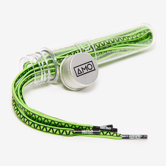 AMO Grip Laces - Fierce Green/Black