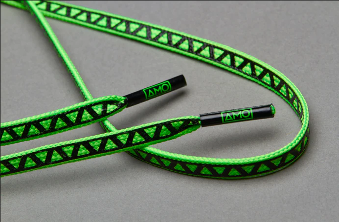 AMO Grip Laces - Fierce Green/Black