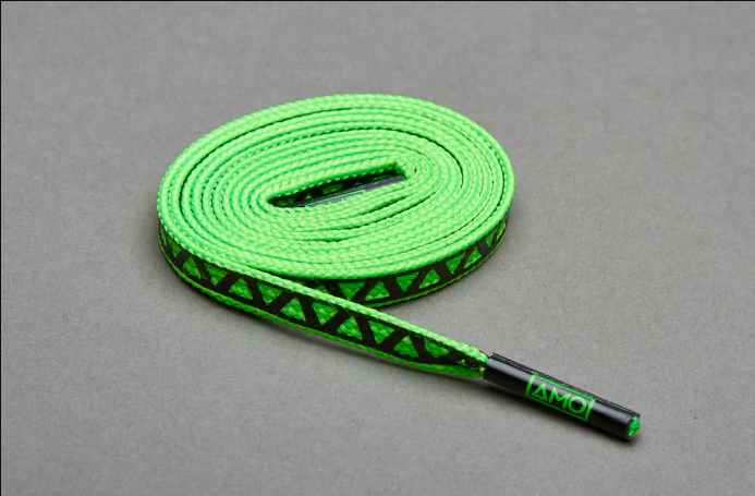 AMO Grip Laces - Fierce Green/Black