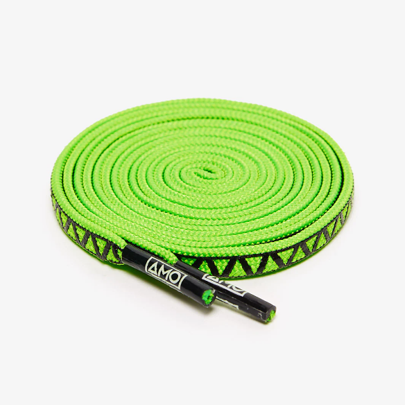 AMO Grip Laces - Fierce Green/Black