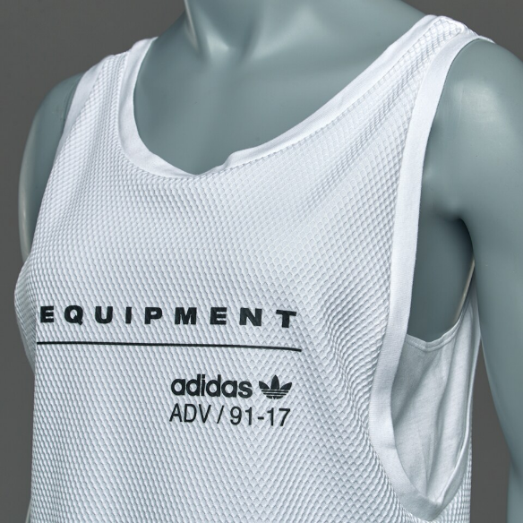 adidas Originals Womens EQT Mesh Tank Top - White