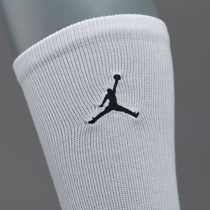 Jordan Flight Crew Socks - White