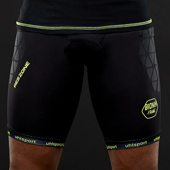 Uhlsport Bionikframe Unpadded ShortBlack/Fluo Yellow