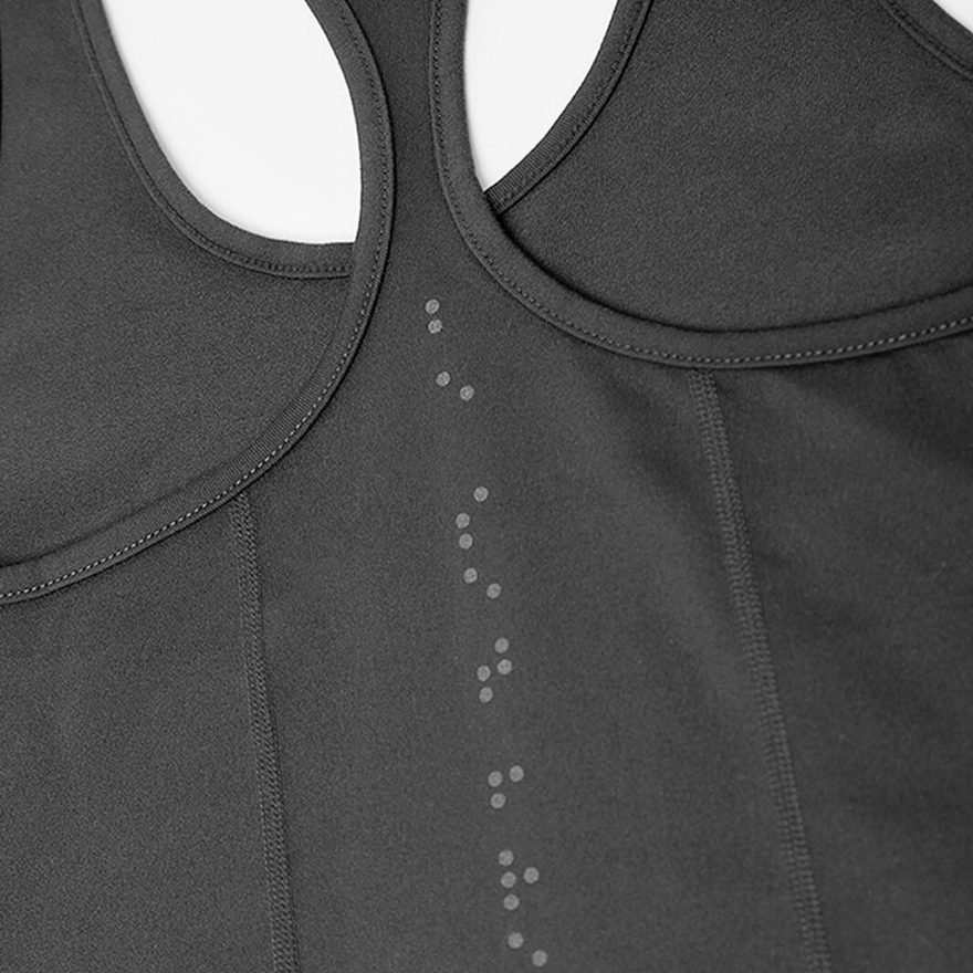 do Womens Cut Away Vest - Taupe