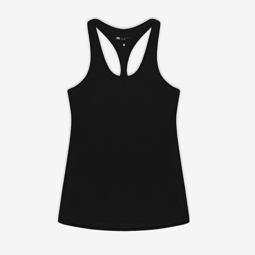 do Womens Cut Away Vest - Black