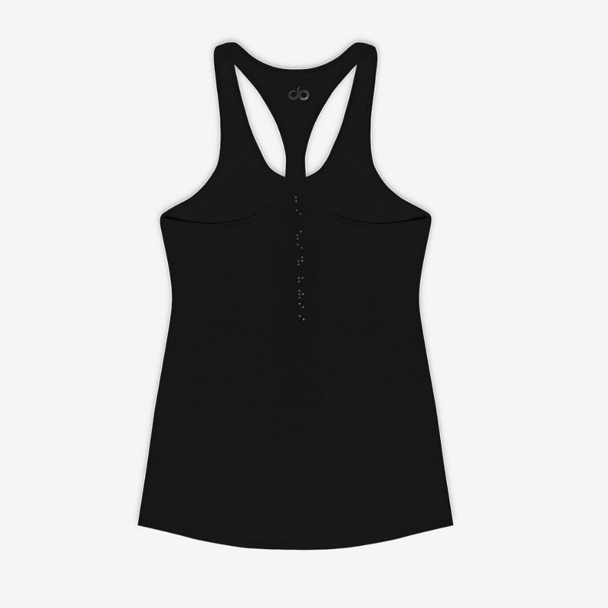 do Womens Cut Away Vest - Black