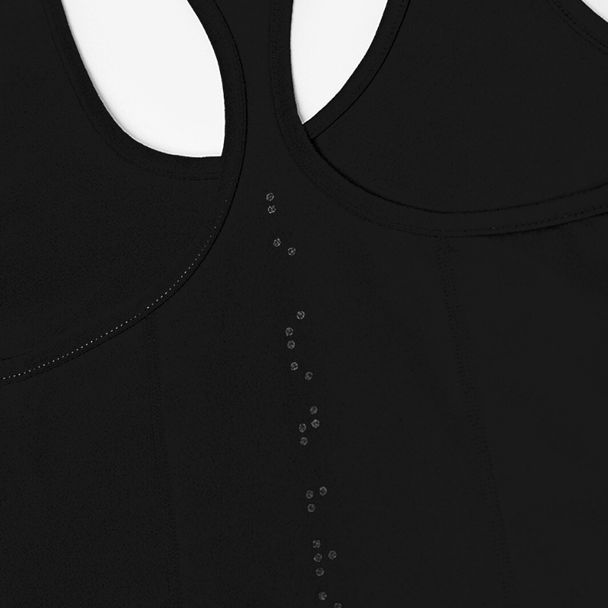 do Womens Cut Away Vest - Black