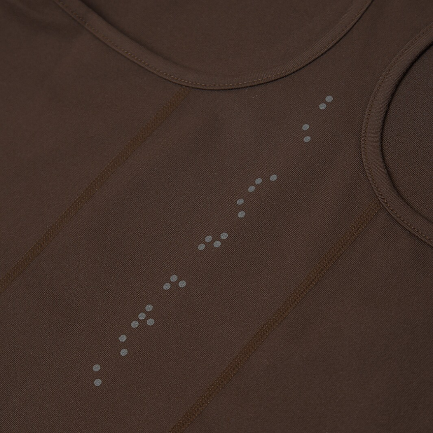 do Womens Cut Away Vest - Chocolate Aubergine