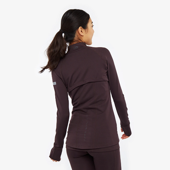do Womens Zip Jacket - Chocolate Aubergine