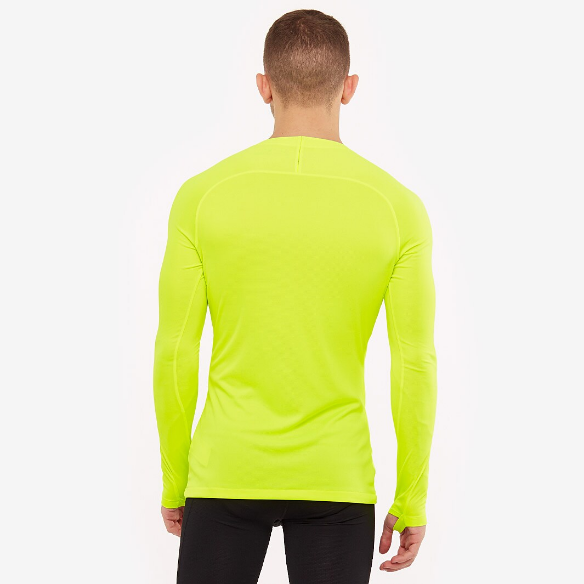 Nike Dri-FIT Park 1st Layer LS Jersey - Volt/Black