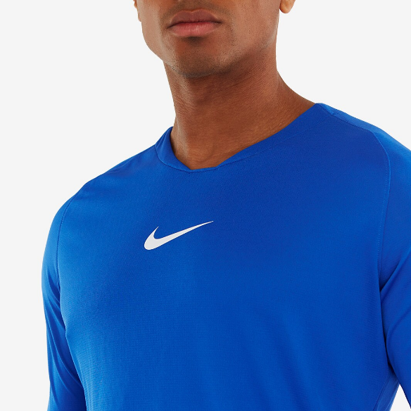 Nike Dri-FIT Park 1st Layer LS Jersey - Royal Blue/White