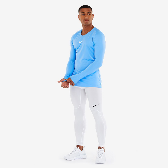 Nike Dri-FIT Park 1st Layer LS Jersey - University Blue/White