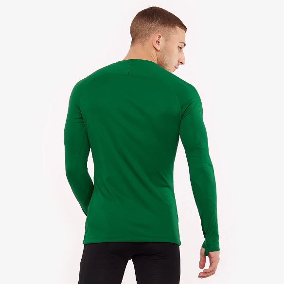 Nike Dri-FIT Park 1st Layer LS Jersey - Pine Green/White