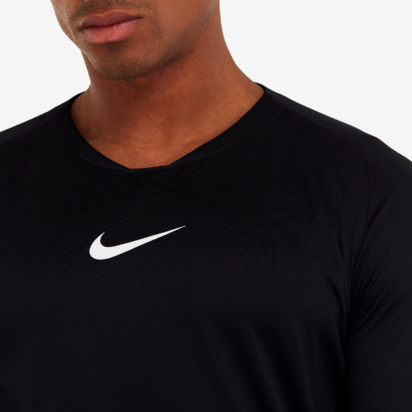 Nike Dri-FIT Park 1st Layer LS Jersey - Black/White