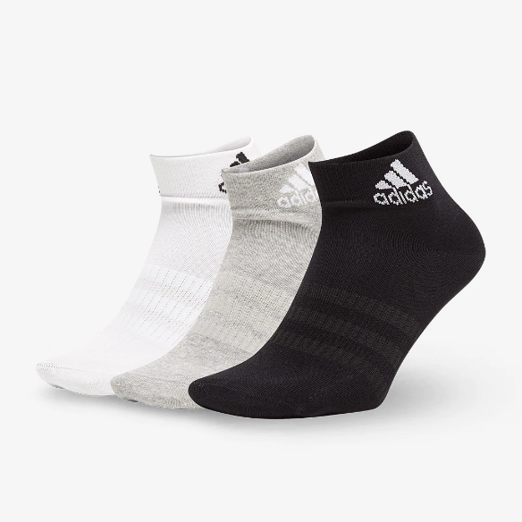 adidas Lightweight Ankle Socks 3 Pack