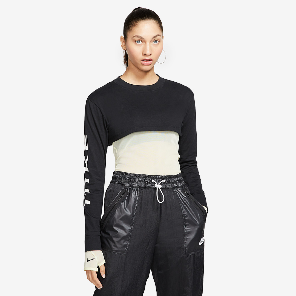 Nike Womens Sportswear Top LS Crop