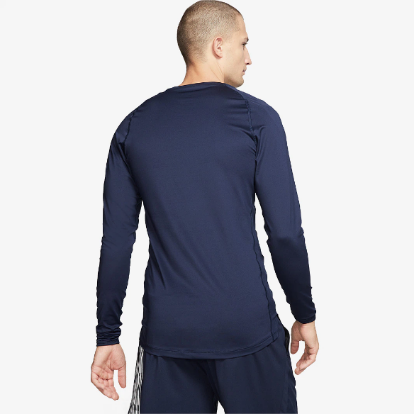 Nike Pro Tight-Fit LS TopObsidian/White