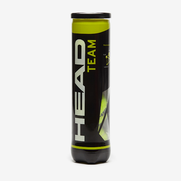 HEAD Team 4 Ball Tube - Yellow