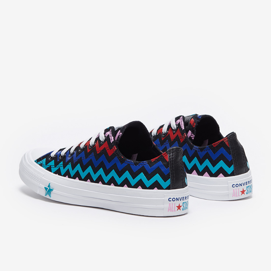 Converse Womens Chuck Taylor All Star - Black/Peony Pink/Rapid Teal