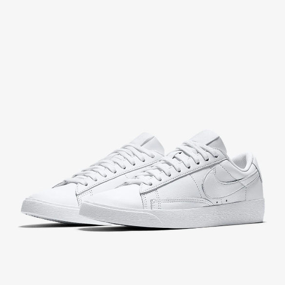 Nike Womens Blazer Low LE - Triple White