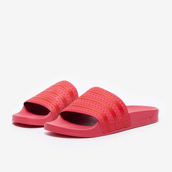 adidas Originals Womens adilettePower Pink/Scarlet/Power Pink