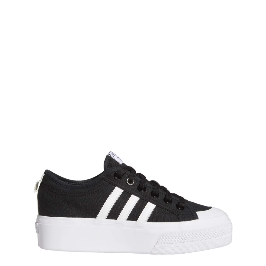 adidas Originals Womens Nizza Platform - Core Black/Ftwr White