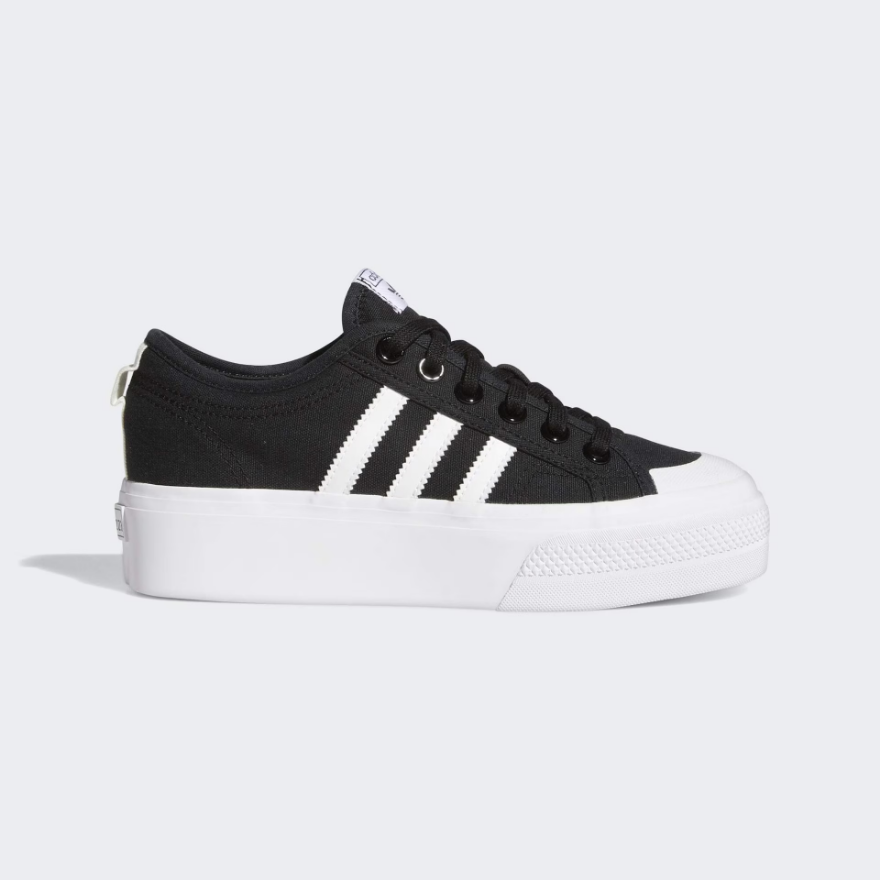 adidas Originals Womens Nizza Platform - Core Black/Ftwr White