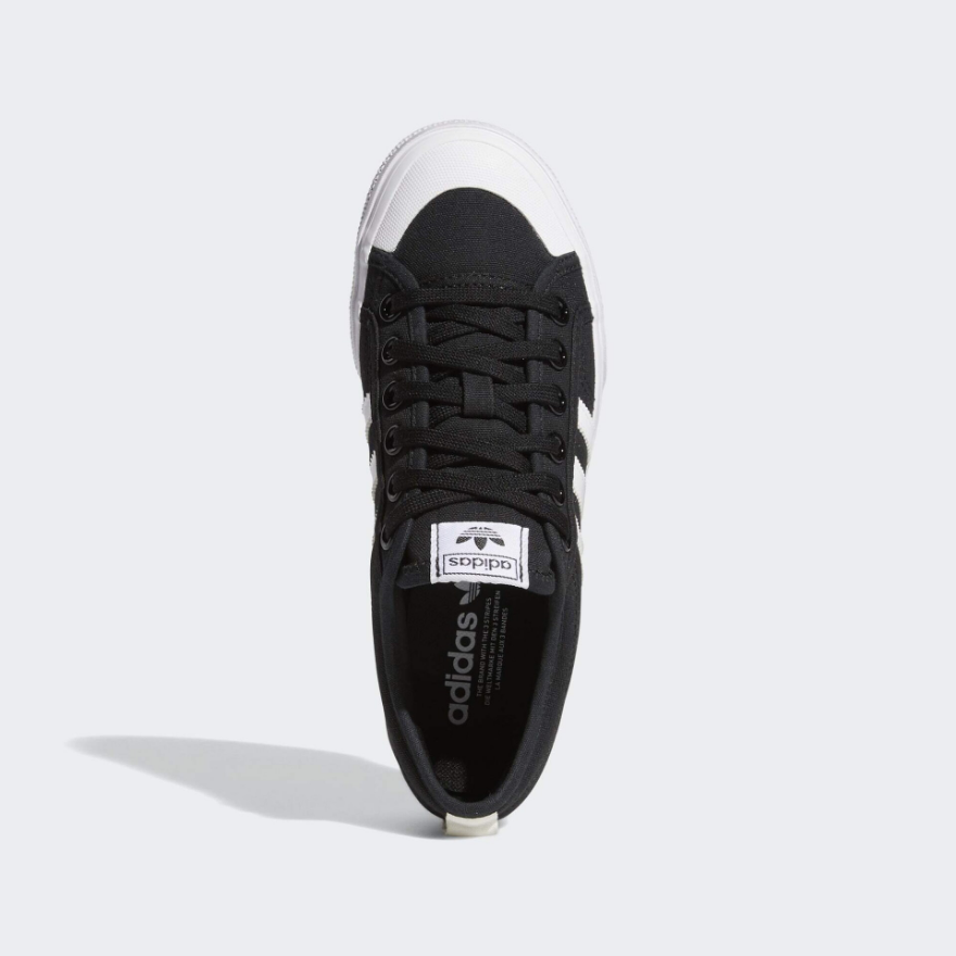 adidas Originals Womens Nizza Platform - Core Black/Ftwr White