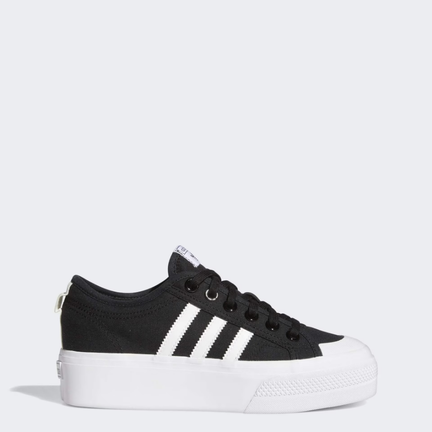 adidas Originals Womens Nizza Platform - Core Black/Ftwr White