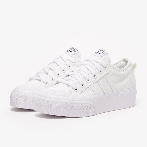 adidas Originals Womens Nizza PlatformFtwr White/Ftwr White