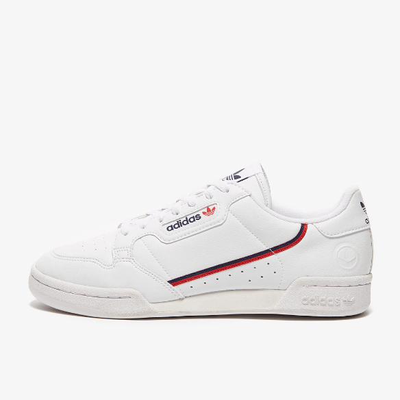 adidas Originals Continental 80 Vegan - Ftwr White/Collegiate Navy/Scarlet