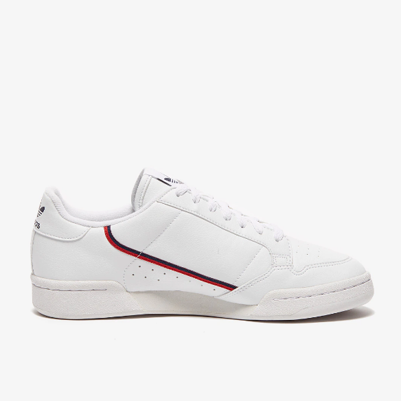 adidas Originals Continental 80 Vegan - Ftwr White/Collegiate Navy/Scarlet