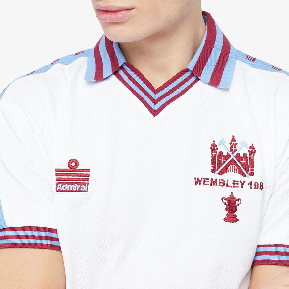 Score Draw West Ham United 1980 FA Cup Final Admiral Shirt