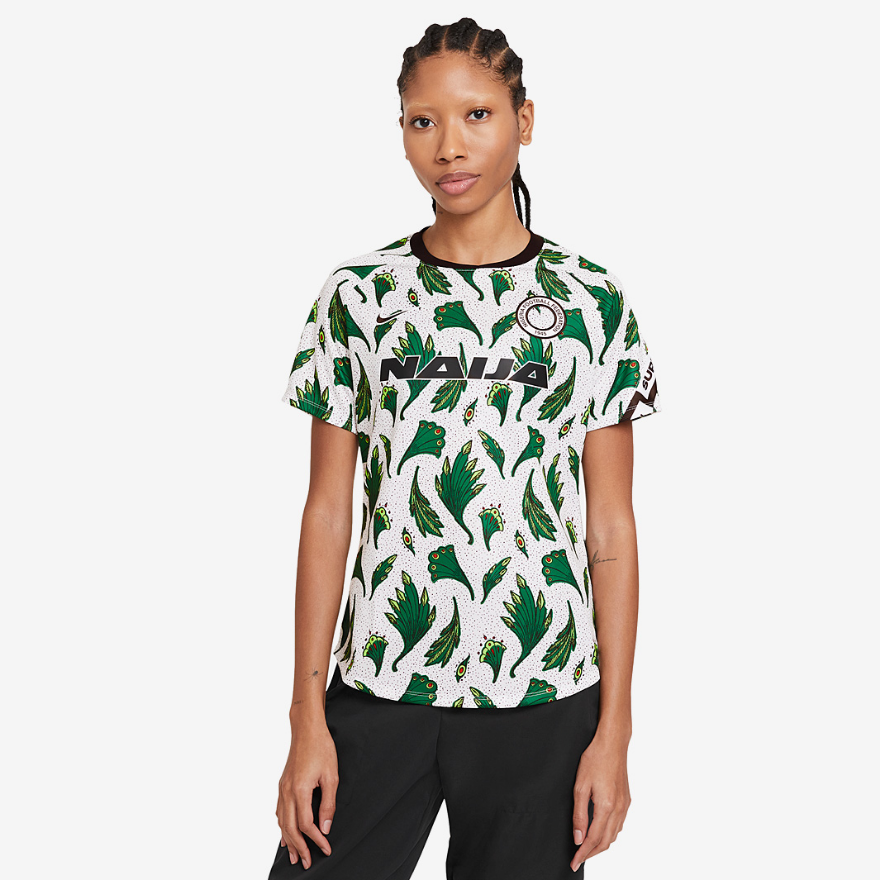 Nike Womens Nigeria 20/21 Dry Pre Match Top