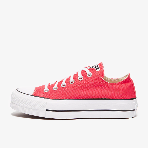 Converse Womens Chuck Taylor All Star Lift Ox - Carmine Pink/White/Black