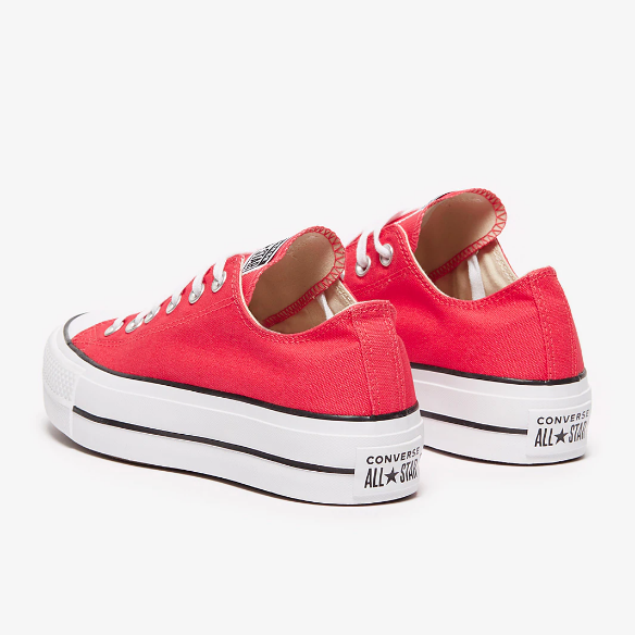 Converse Womens Chuck Taylor All Star Lift Ox - Carmine Pink/White/Black