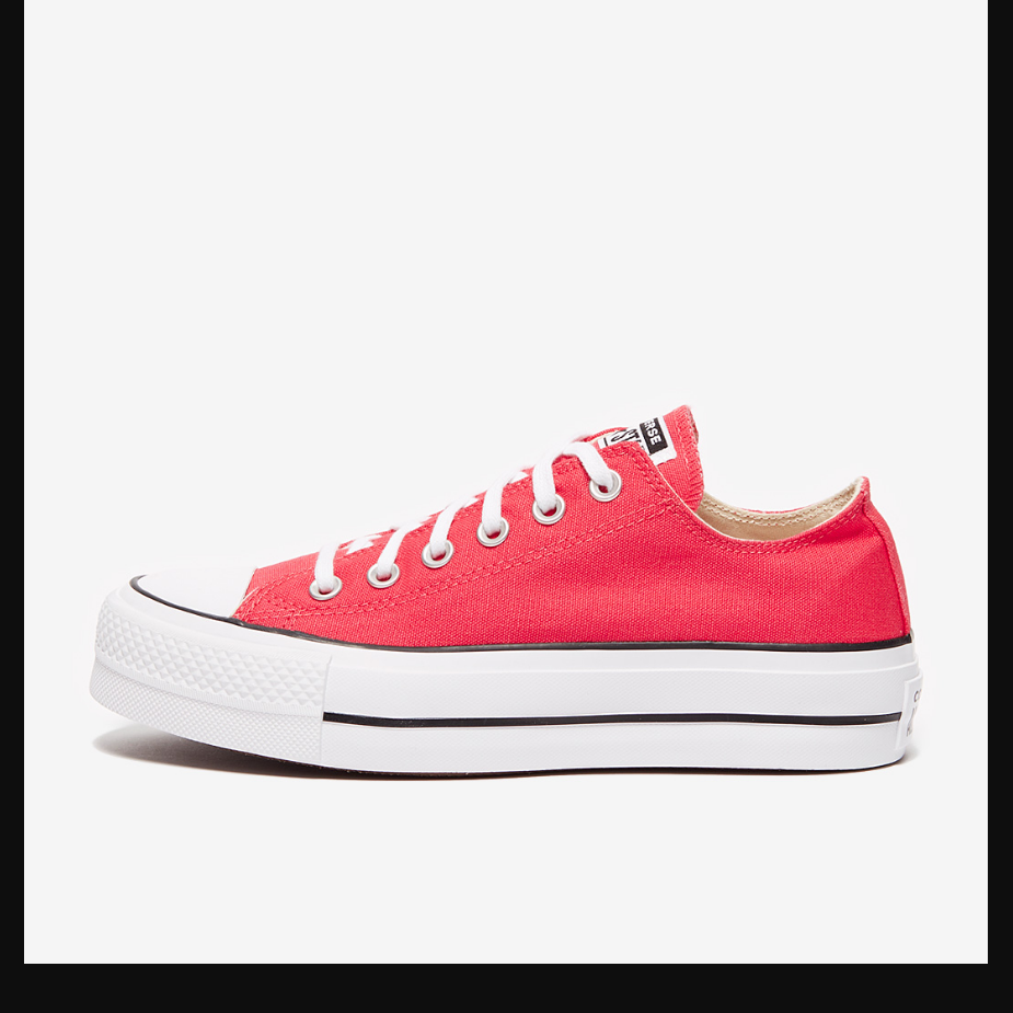 Converse Womens Chuck Taylor All Star Lift Ox - Carmine Pink/White/Black