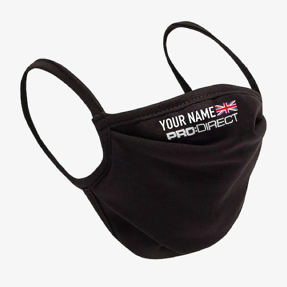 cloth face mask black