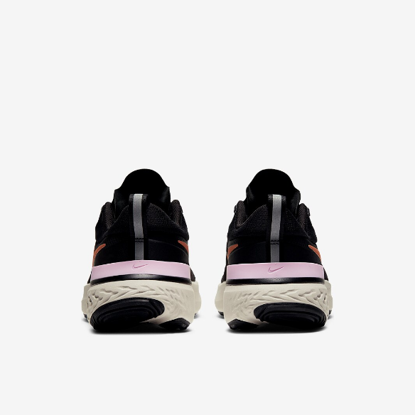 Nike Womens React Miler - Black/Metallic Copper-Lt Arctic Pink