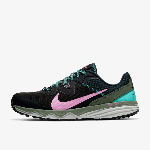 Nike Womens Juniper Trail - Off Noir/Beyond Pink-Seaweed