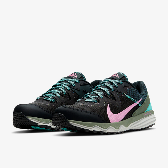 Nike Womens Juniper Trail - Off Noir/Beyond Pink-Seaweed