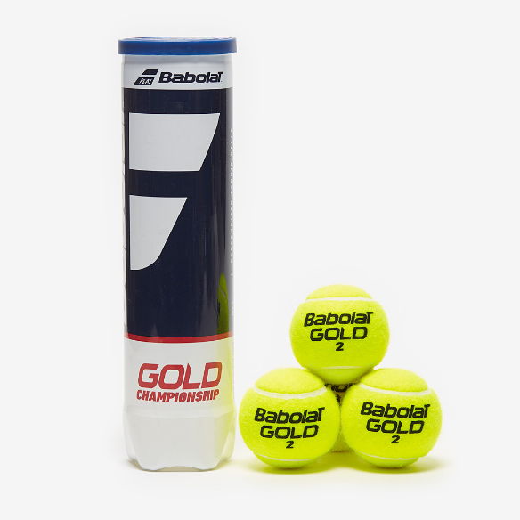 Babolat Gold Championship All Court 4 Ball TubeYellow