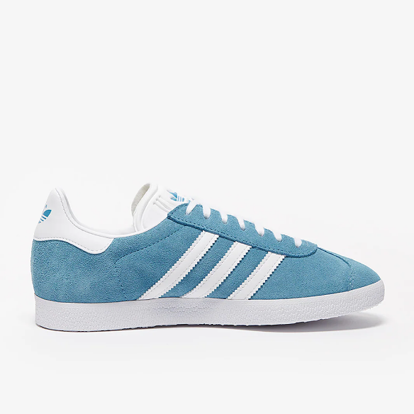 adidas Originals Womens Gazelle - Hazy Blue/Ftwr White/Ftwr White