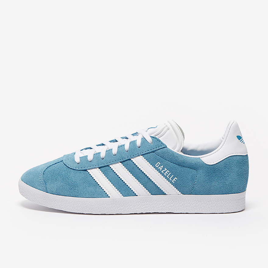 adidas Originals Womens Gazelle - Hazy Blue/Ftwr White/Ftwr White