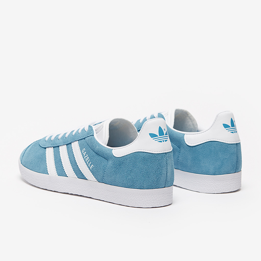 adidas Originals Womens Gazelle - Hazy Blue/Ftwr White/Ftwr White