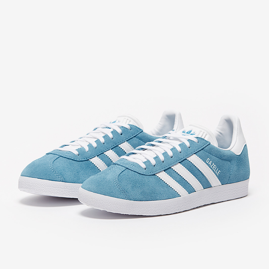 adidas Originals Womens Gazelle - Hazy Blue/Ftwr White/Ftwr White